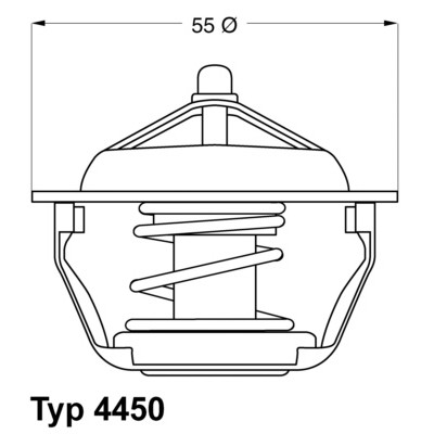 Слика на Термостат WAHLER 4450.83D за Citroen XM Y3 Hatchback 2.0 i - 135 коњи бензин