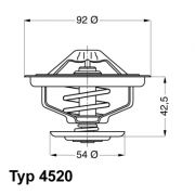 Слика 1 на Термостат WAHLER 4520.80D