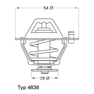 Слика на Термостат WAHLER 4638.76D