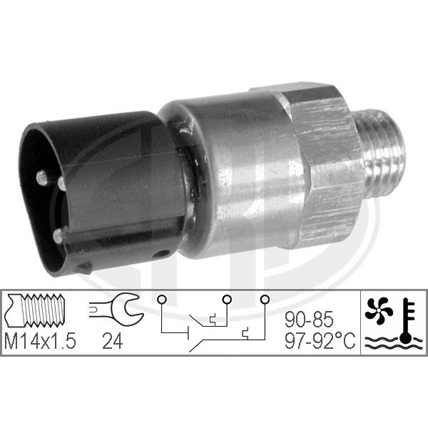 Слика на Термо прекинувач за вентилатор ERA 330208 за BMW 3 Sedan E36 318 is - 140 коњи бензин