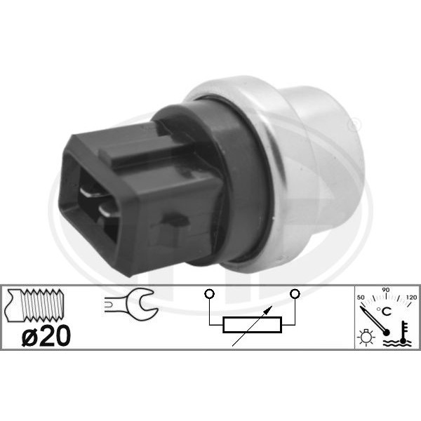 Слика на Термо прекинувач за вентилатор ERA 330955 за VW LT 28-46 2 Platform (2DX0FE) 2.3 - 143 коњи бензин