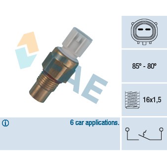 Слика на Термо прекинувач за вентилатор FAE 36485 за Hyundai Excel 2 (LC) 1.3 - 83 коњи бензин