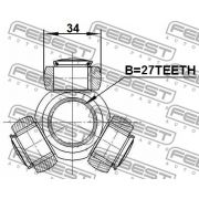 Слика 2 на трипод, полуосовина FEBEST 0216-F50