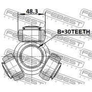 Слика 2 $на Трокрак зглоб FEBEST 0116-GRJ120