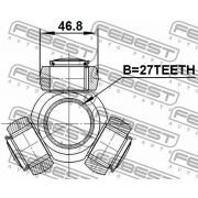 Слика 2 на Трокрак зглоб FEBEST 0116-GSV40