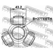 Слика 2 на Трокрак зглоб FEBEST 0116-MCV30