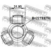 Слика 2 на Трокрак зглоб FEBEST 0216-B10