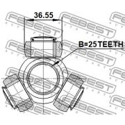 Слика 2 на Трокрак зглоб FEBEST 1216-EFMT