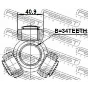 Слика 2 $на Трокрак зглоб FEBEST 2116-GE34