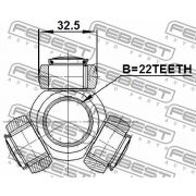 Слика 2 на Трокрак зглоб FEBEST 2216-CER