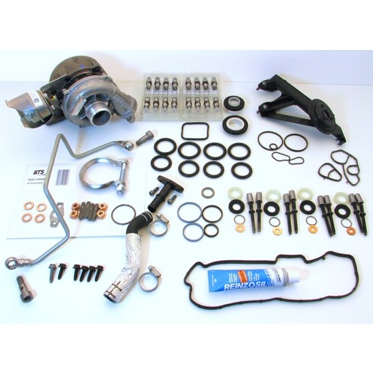 Слика на турбина, полнење со воздух BTS Turbo TURBO SERVICE SET ORIGINAL T981094SUPERKIT за Peugeot Partner Box 1.6 HDi - 109 коњи дизел