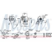 Слика 1 на турбина, полнење со воздух NISSENS 93037