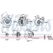 Слика 1 $на Турбина, полнење со воздух NISSENS 93055