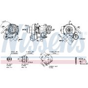 Слика 1 $на Турбина, полнење со воздух NISSENS 93059