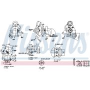 Слика 1 $на Турбина, полнење со воздух NISSENS 93075