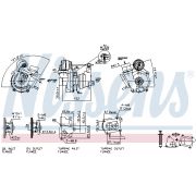 Слика 1 на турбина, полнење со воздух NISSENS 93078