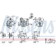 Слика 1 $на Турбина, полнење со воздух NISSENS 93087