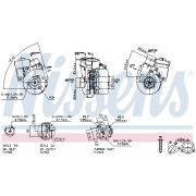 Слика 1 $на Турбина, полнење со воздух NISSENS 93125