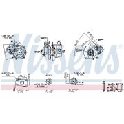 Слика 1 $на Турбина, полнење со воздух NISSENS 93158