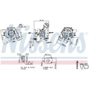 Слика 1 на турбина, полнење со воздух NISSENS 93233