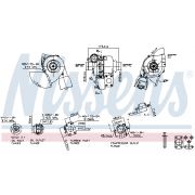 Слика 1 $на Турбина, полнење со воздух NISSENS 93257