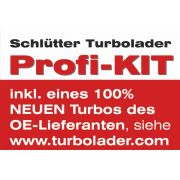 Слика 1 на турбина, полнење со воздух SCHLÜTTER TURBOLADER PROFI KIT - with new org. Mitsubishi Turbocharger 166-00519