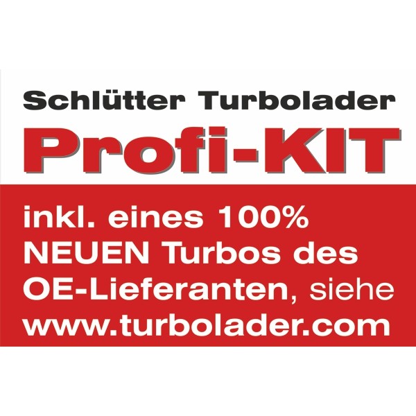 Слика на Турбина, полнење со воздух SCHLÜTTER TURBOLADER PROFI PLUS - with new org. Mitsubishi Turbocharger 166-05132