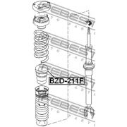 Слика 2 на ударен буфер за амортизер FEBEST BZD-211F