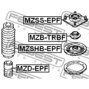 Слика 2 на ударен буфер за амортизер FEBEST MZD-EPF