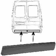 Слика на украсна/заштитна лајсна, врата VAN WEZEL 1650432 за Citroen Jumper BOX 244 2.2 HDi - 101 коњи дизел