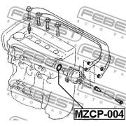 Слика 2 на уплътнение, делко FEBEST MZCP-004