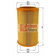 Слика на филтер за воздух CLEAN FILTERS MA1097 за Lancia Thesis (841AX) 3.0 V6 (841AXC1101) - 215 коњи бензин