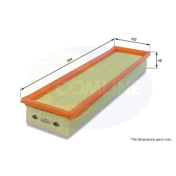 Слика на филтер за воздух COMLINE EAF554 за Peugeot 206 SW 1.4 - 75 коњи бензин