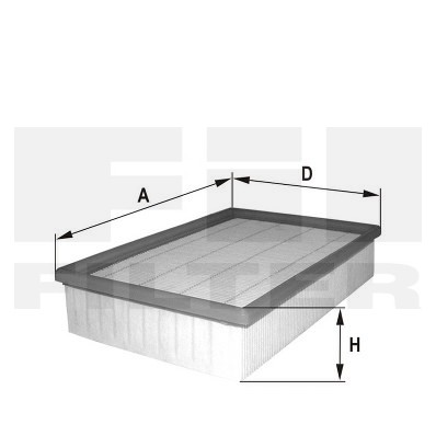 Слика на филтер за воздух FIL FILTER HP 2119 за Ford Escort MK 4 (gaf,awf,abft) 1.8 D - 60 коњи дизел