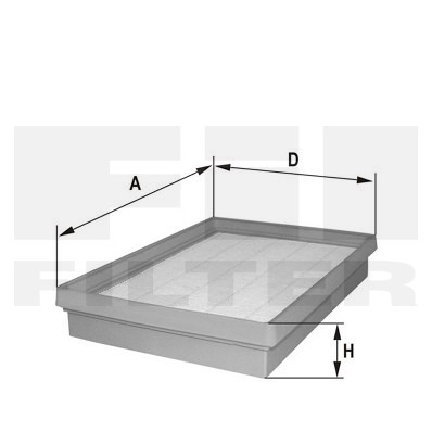Слика на Филтер за воздух FIL FILTER HP 2230