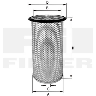 Слика на филтер за воздух FIL FILTER HP 473 за камион Renault C 260.19 - 261 коњи дизел