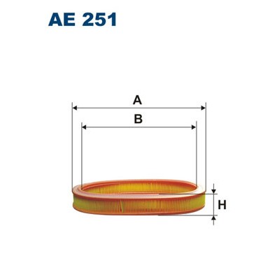 Слика на филтер за воздух FILTRON AE 251 за Ford Verona 3 (GAL) 1.3 - 60 коњи бензин