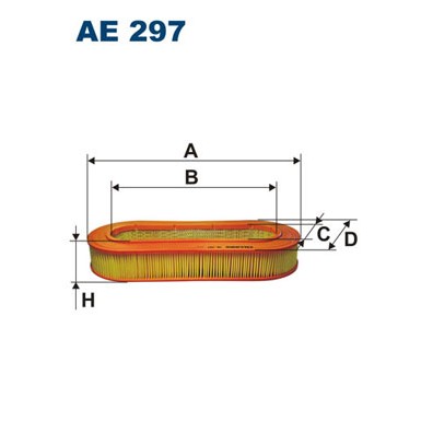 Слика на Филтер за воздух FILTRON AE 297