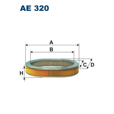 Слика на Филтер за воздух FILTRON AE 320