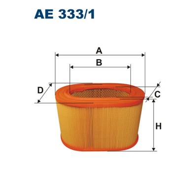 Слика на Филтер за воздух FILTRON AE 333/1