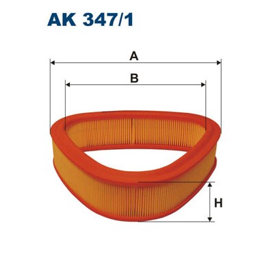 Слика на филтер за воздух FILTRON AK 347/1 за Rover 100 Metro 111 C/L/S - 60 коњи бензин