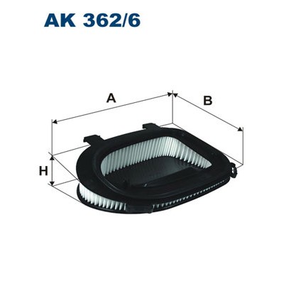 Слика на филтер за воздух FILTRON AK 362/6 за BMW X3 F25 xDrive 30 d - 286 коњи дизел