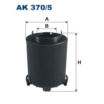 Слика на филтер за воздух FILTRON AK 370/5 за Seat Toledo 3 (5P2) 1.6 - 102 коњи бензин