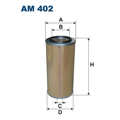 Слика на филтер за воздух FILTRON AM 402 за камион MAN CLA 20.280 FC, FRC - 280 коњи дизел