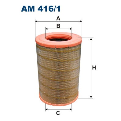 Слика на филтер за воздух FILTRON AM 416/1 за камион Scania 4 Series 114 L/380 - 381 коњи дизел