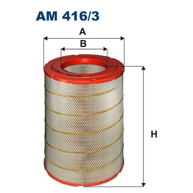 Слика на филтер за воздух FILTRON AM 416/3 за камион Scania 4 Series 114 C/380 - 379 коњи дизел