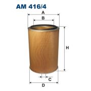 Слика 1 на филтер за воздух FILTRON AM 416/4