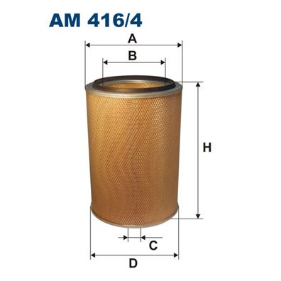 Слика на филтер за воздух FILTRON AM 416/4 за камион Scania 3 Series 93 H/250 - 252 коњи дизел