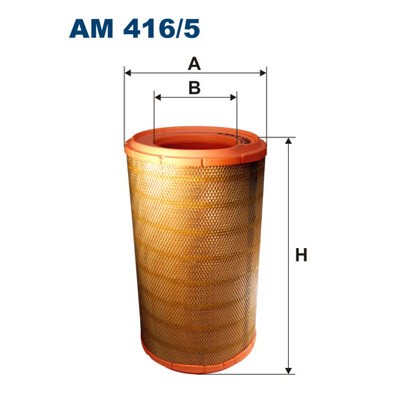 Слика на филтер за воздух FILTRON AM 416/5 за камион Scania 4 Series 144 G/530 - 530 коњи дизел