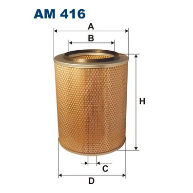 Слика на филтер за воздух FILTRON AM 416 за камион DAF 95 FAC 95.310 - 306 коњи дизел